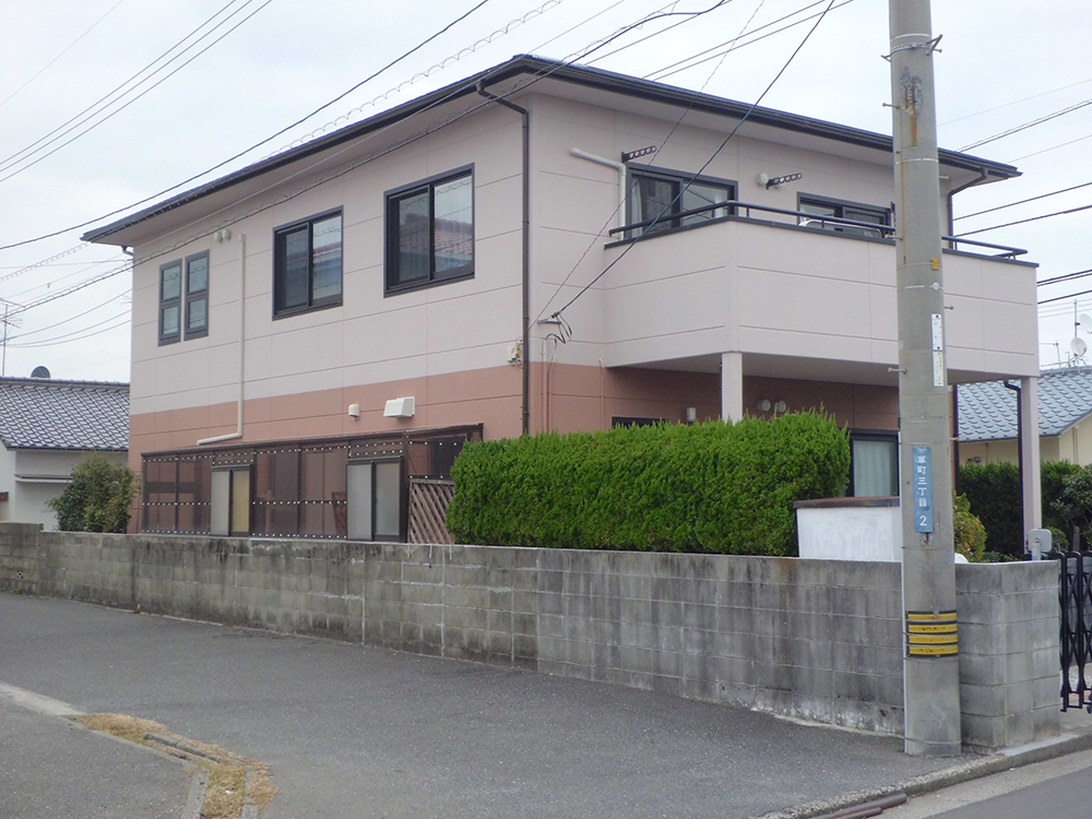 岩国市尾津町　H様邸　外壁吹替