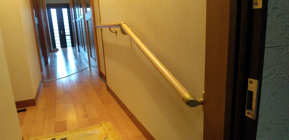 K様邸　手すり取付
